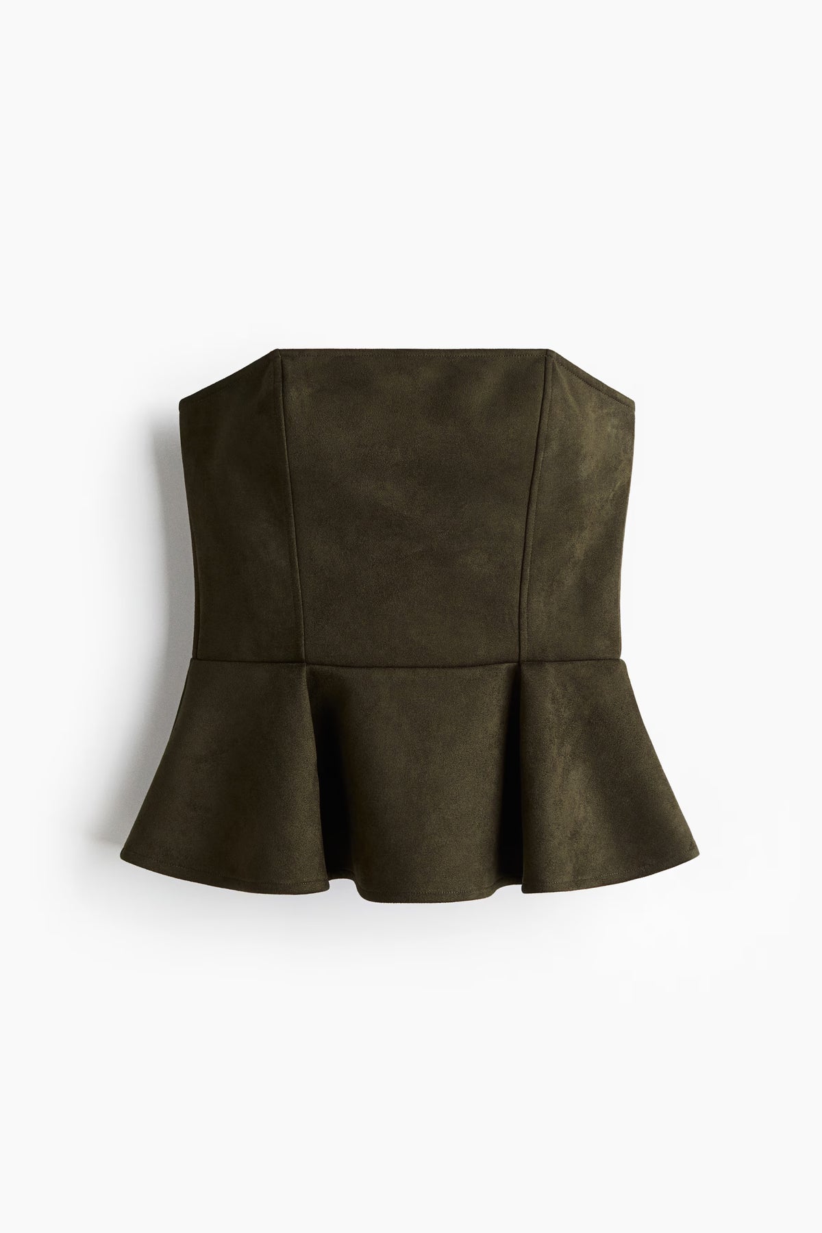 Bandeau-Style Peplum Top