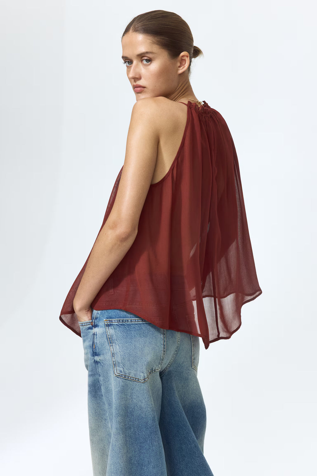H & M Oversized Drawstring Top