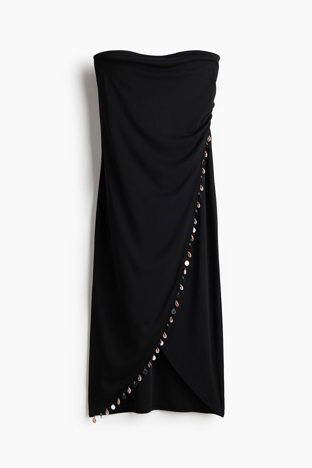 H & M Embellished Bandeau Dress