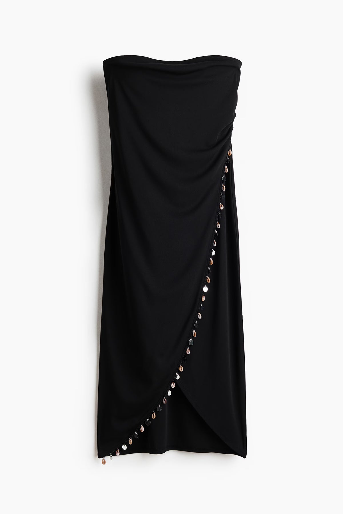 H & M Embellished Bandeau Dress