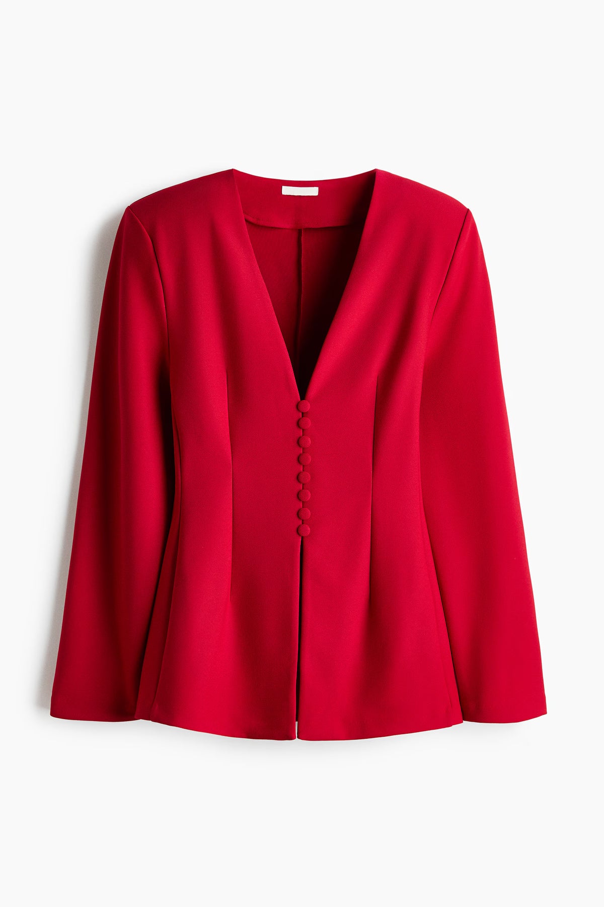 Collarless Hourglass Blazer