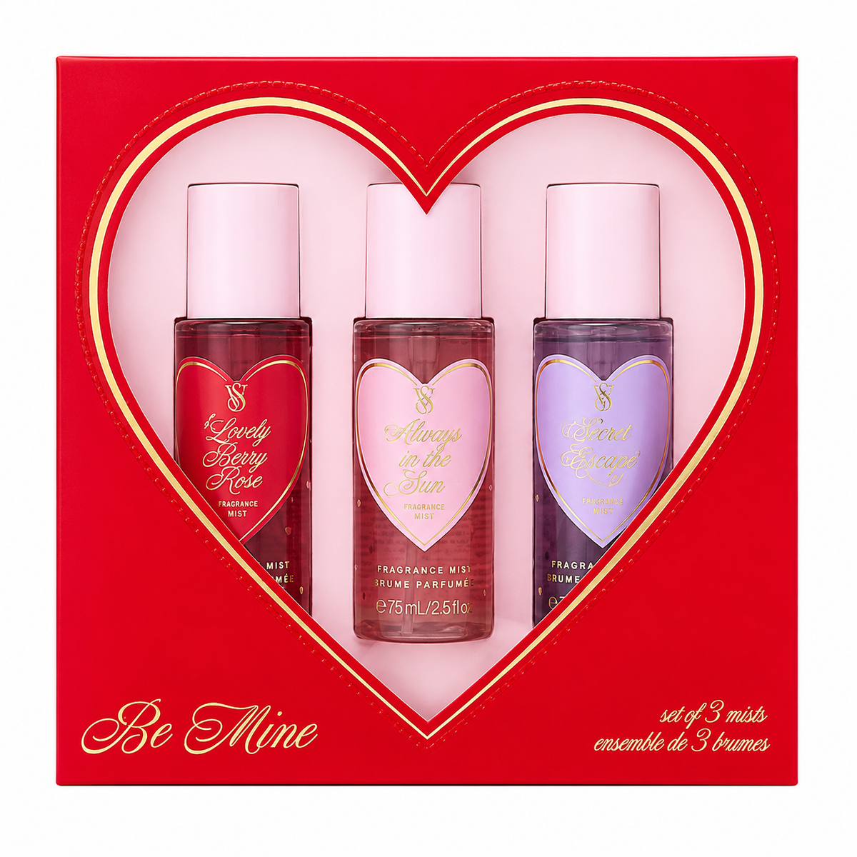 Victoria’s Secret Be Mine Mini Fragrance Mist Gift Set