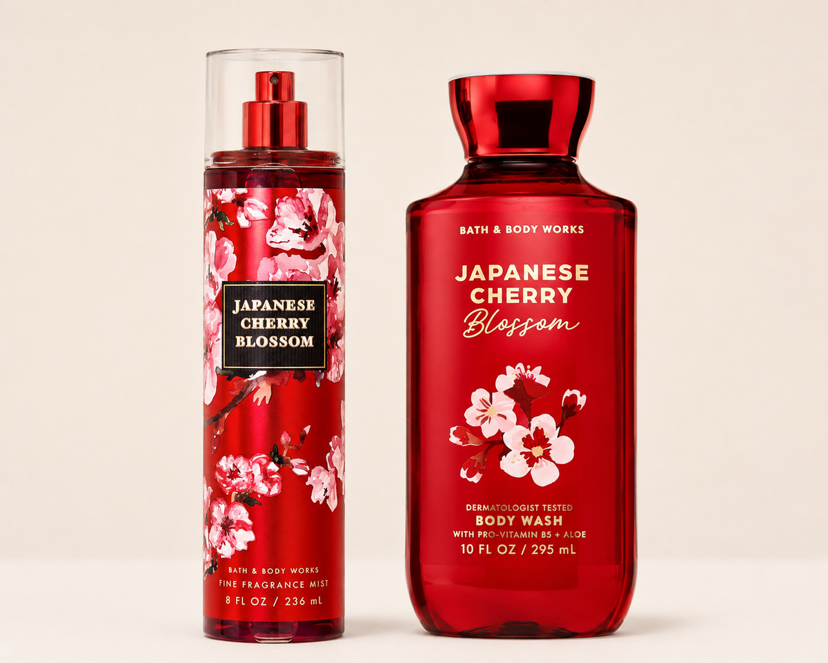 Japanese Cherry Blossom Duo Set – Mist + Body Wash