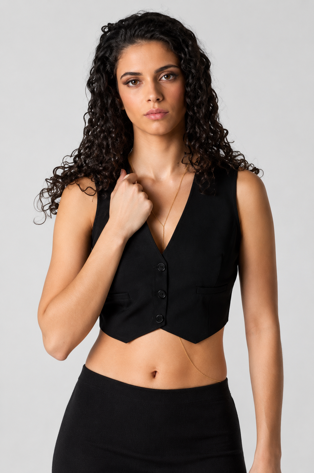 Cropped Vest