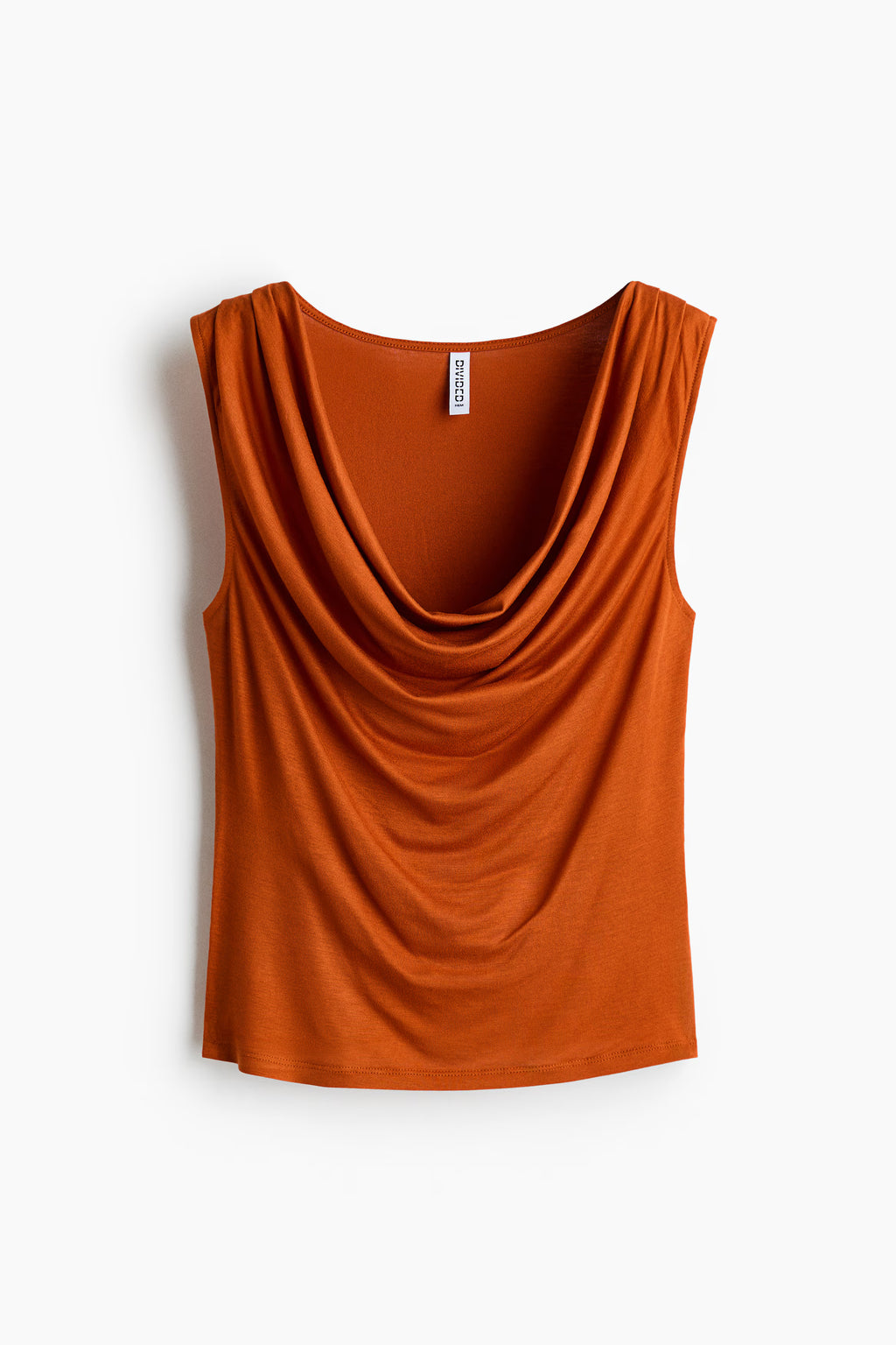 H & M Cowl-Neck Jersey Top