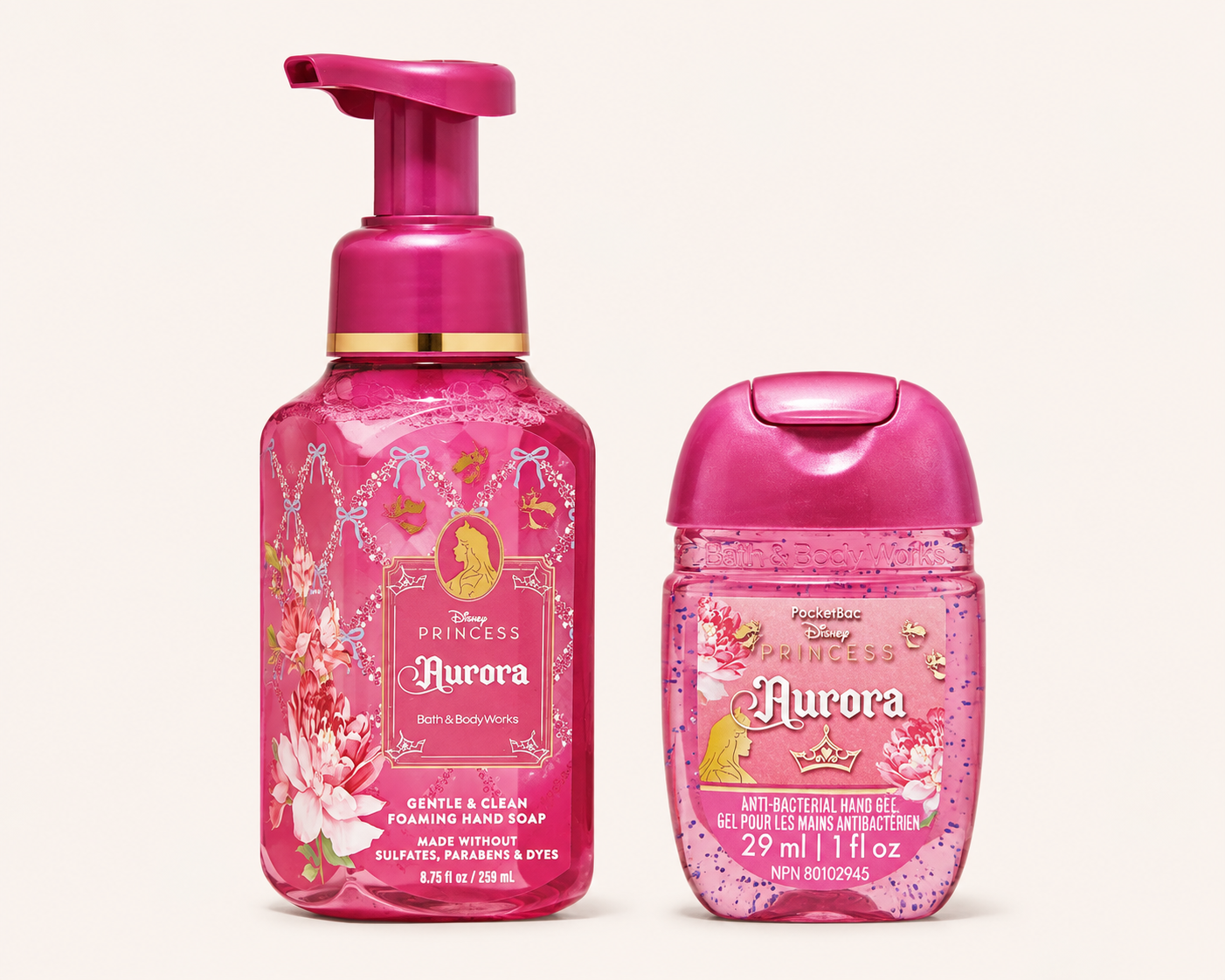 Aurora Duo Set – Hand Soap + Sanitizer