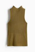 H & M Rib-Knit Turtleneck Top