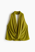 H & M Twist-Detail Halterneck Top
