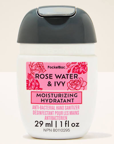 Pocket Sanitizer- Rose Water Ivy