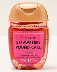 Pocket Sanitizer- Strawberry Poundcake