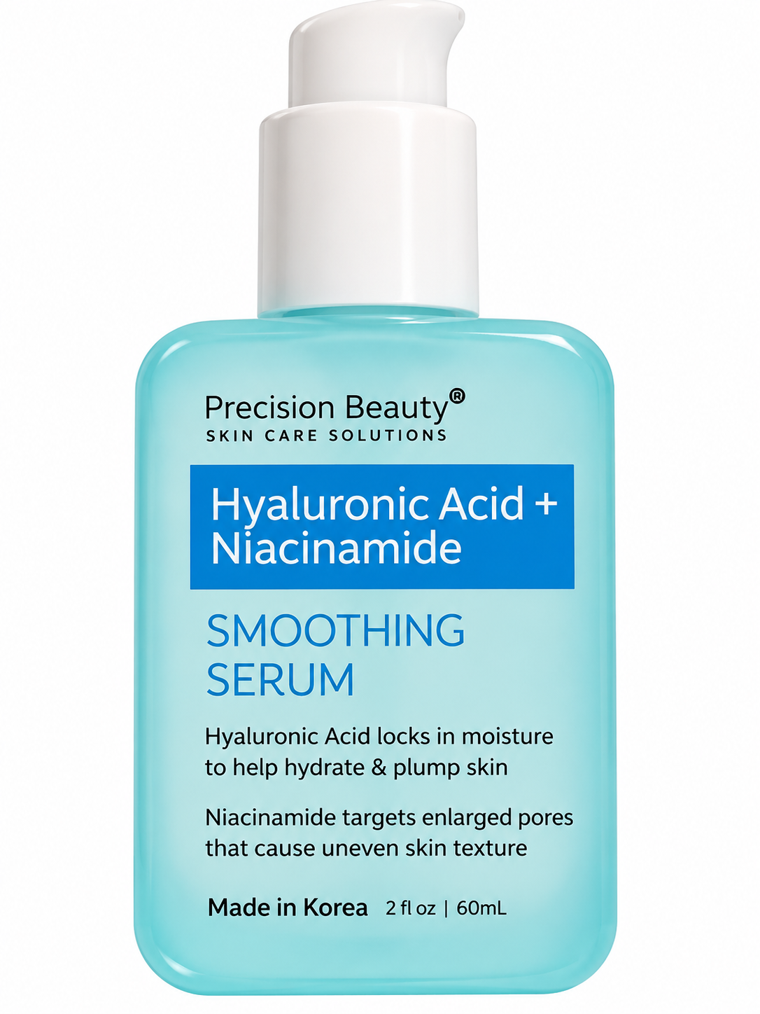 Precision Beauty Hyaluronic Acid + Niacinamide Smoothing Serum, 60 ml