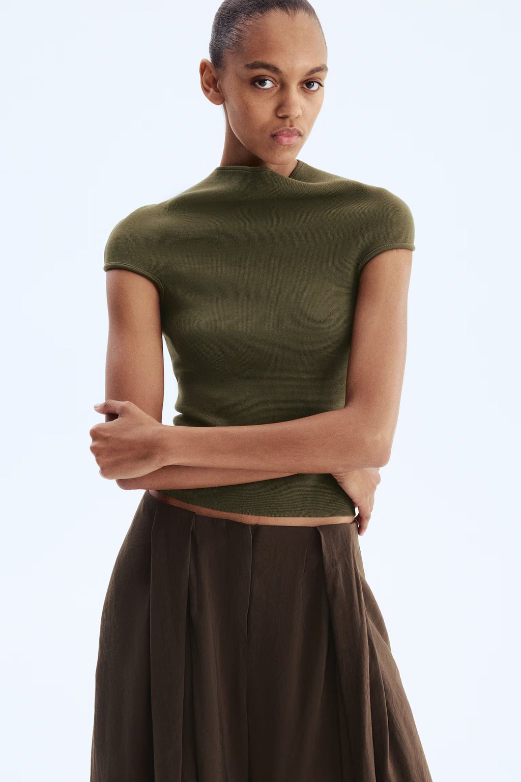 H & M Mock Turtleneck Top