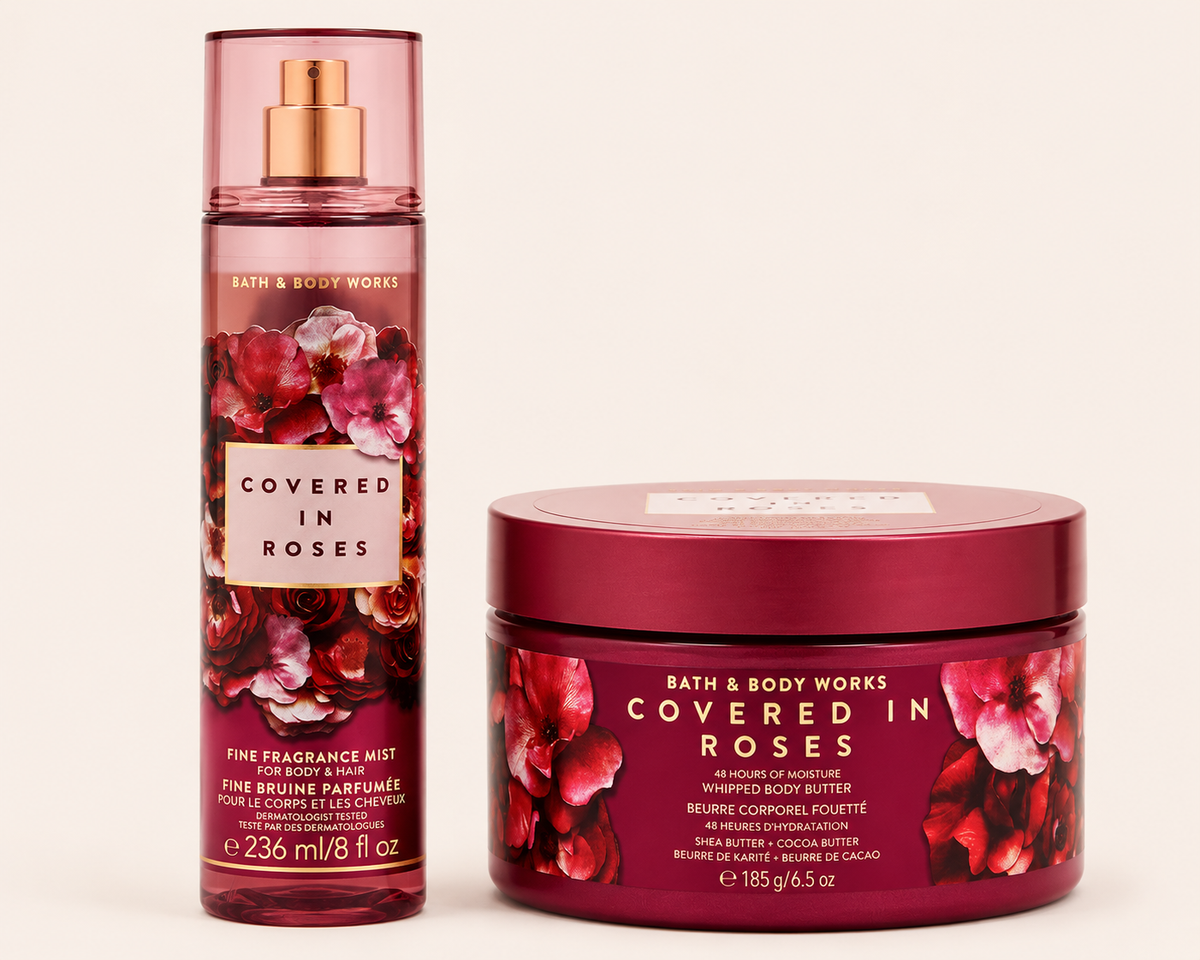 Covered In Roses Luxe Duo Set – Mist + Body Butter
