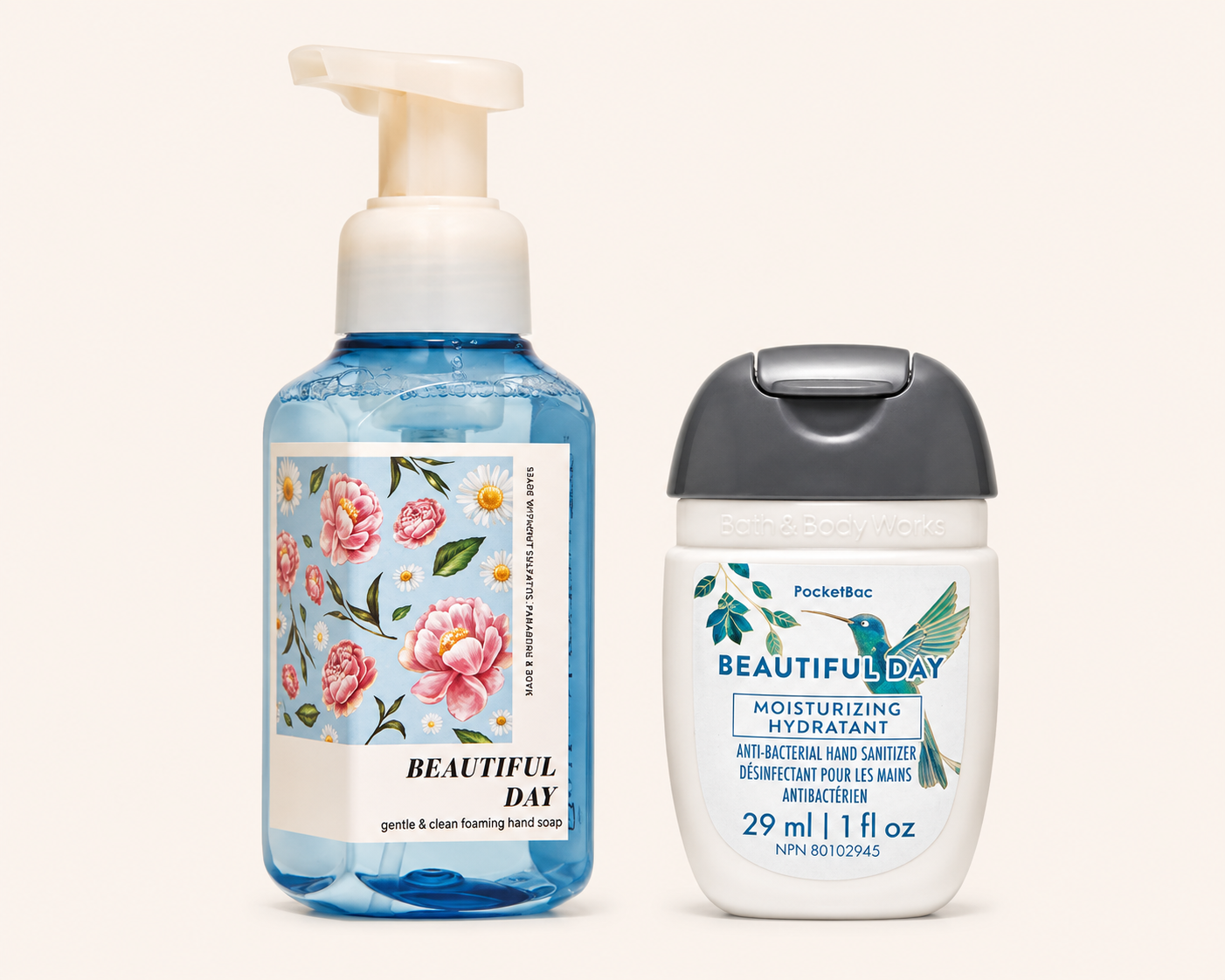 Beautiful Day Duo Set – Hand Soap + Sanitizer