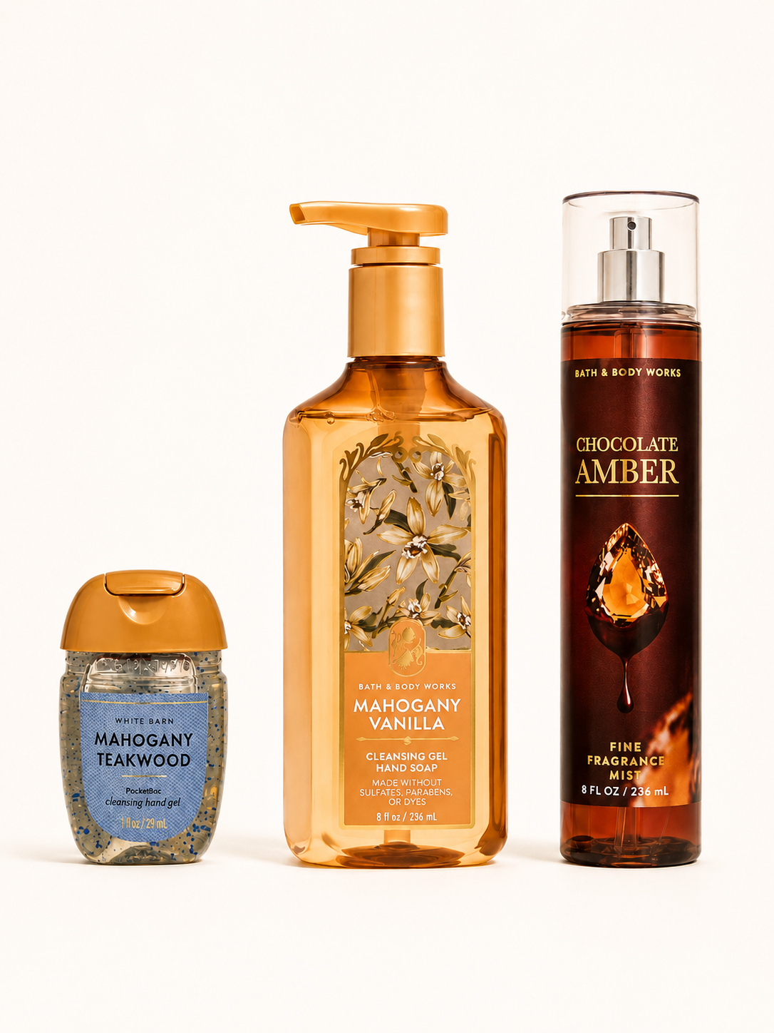 Mahogany Nights – Bath & Body Works Curated 3-Piece Bundle