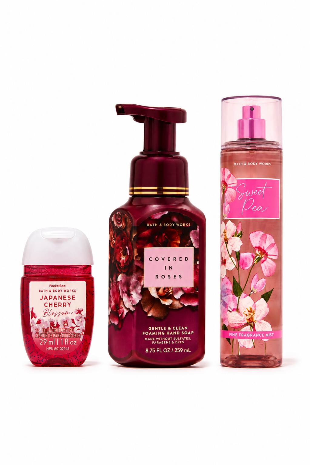 Pretty in Florals – Bath & Body Works Curated 3-Piece Bundle