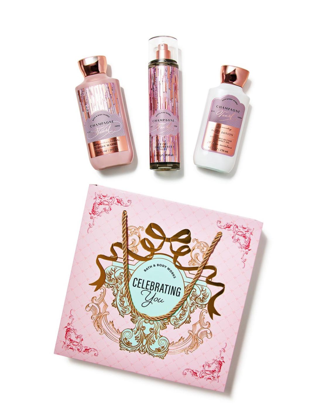 Bath & Body Works Champagne Toast Gift Set – Celebrating You